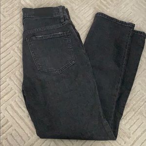 Vintage black washed Madewell jeans